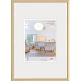 walther design Bilderrahmen gold 29,7 x 42 cm (DIN A3) mit Kunstglas, New Lifestyle Kunststoffrahmen KVX342G