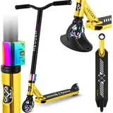 Kesser KESSER® Stunt Scooter X-Limit-Pro 360° Lenkung Funscooter Stuntscooter mit Ständer ABEC 9 Kugellagern, 110 mm PU Räder , Kickscooter Tretroller Cityroller Trick Roller für Kinder Erwachsene