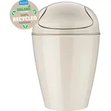 Koziol DEL M Schwingdeckeleimer 12l sand