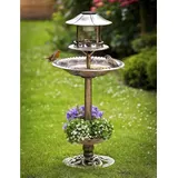 UPP 4in1 Solar-Vogelbad bronze