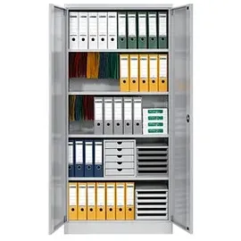 Gürkan Aktenschrank 92 x 42 x 195 cm grau