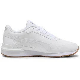 Puma ST Runner v4 L weiß, Größe 44 1⁄2 - PUMA white/glacial gray/gum 44.5