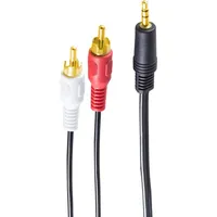 ShiverPeaks BS30832-G Audio-Kabel 1,5 m 3.5mm 2 x RCA