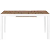 BIZZOTTO Elias Gartentisch 140-200 x 90 x 75 cm Weiß