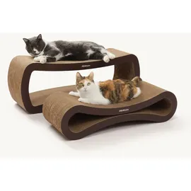petrhein Ascent Paw Kratzpappe 27 x 86 x 32 cm braun