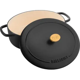 BALLARINI Bellamonte Cocotte 33 cm oval schwarz