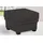 sit&more Polsterhocker Savona Kunstleder 58 x 45 x 58 cm Schwarz