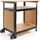 XPOtool Fahrbare Werkbank Holz/Metall 69 x 51 x 66-82 cm braun