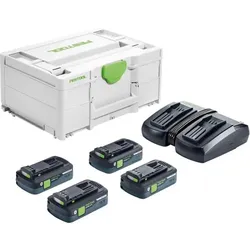 Festool Energie-Set SYS 18V 4x 4,0/TCL 6 DUO
