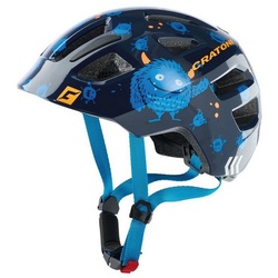 Cratoni Kinderfahrradhelm, Kinderfahrradhelm Maxster blau 46 cm – 51 cm