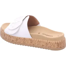 Gabor Plateau Pantolette weiß 43 EU