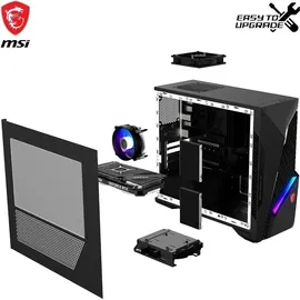 MSI MAG Infinite S3 Gaming-PC Intel Core i7 14700F 2,1 GHz 32 GB RAM 1 TB SSD GeForce RTX 5070 Win 11