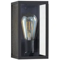 LINDBY Außenwandlampe Filimon, anthrazit, 22 cm, IP44, E27