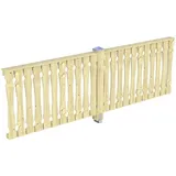 SKANHOLZ Brüstungsgeländer Balkonschalung 96 cm Höhe 305 cm Länge Beige