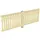 SKANHOLZ Brüstungsgeländer Balkonschalung 96 cm Höhe 305 cm Länge Beige