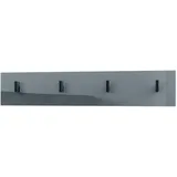Vladon Garderobenpaneel, Grau, 72.5x14.5x3.5 cm, Garderobe, Garderobenleisten & Garderobenhaken