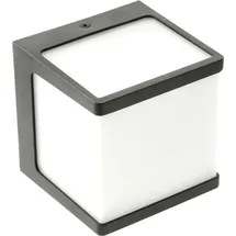 Gtv LED Außen Fassaden Leuchte schwarz 11x11x10 cm 10 W 1000 Lumen