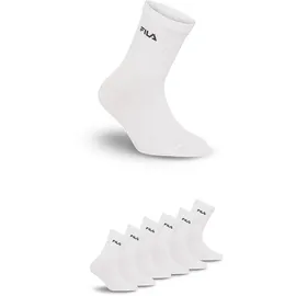 Fila 6er Pack Socken Weiß 27-30