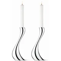Georg Jensen Kerzenständer-Set Cobra Edelstahl Silber