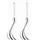 Georg Jensen Kerzenständer-Set Cobra Edelstahl Silber