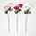 Homescapes KUNSTBLUMEN Chrysanthemen rot, creme - 3er-Set langstielig 60 cm