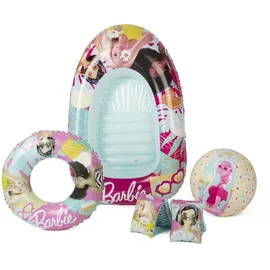 COFI Barbie Schwimmset mit Boot für Kinder 4-teiliges Set Ein Must-Have für den Sommer