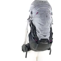 Rab Hyperon 65 ND Rucksack (Größe 65L | S-M, grau)