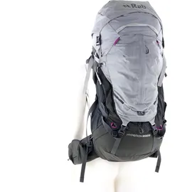 Rab Hyperon 65 ND Rucksack (Größe 65L | S-M, grau)