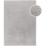 Carpet City Kurzflor-Teppich, Grau, Textil, Uni, Rechteckig, 160x220 cm Oeko-Tex® Standard 100, waschbar, Teppiche - Böden, Teppiche, Moderne Teppiche
