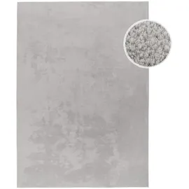 Carpet City Kurzflor-Teppich, Grau, Textil, Uni, Rechteckig, 160x220 cm Oeko-Tex® Standard 100, waschbar, Teppiche - Böden, Teppiche, Moderne Teppiche