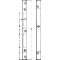 kfv karl fliether gmbh & co. kg Schliessblech Nr. 17 300 hell verzinkt