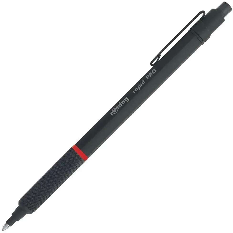 Rotring 1904442 Kugelschreiber Schwarz Clip-on-Einziehkugelschreiber