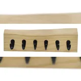 Erst-Holz Schlüsselbrett Schlüsselaufbewahrung Schlüsselbrett Eiche lackiert 24 u 34 cm V-40.12-09