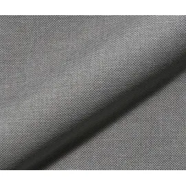 DeLife Ecksofa Clovis Grau Flachgewebe Ottomane Links modular - Grau