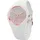 ICE-Watch ICE lo 37 mm Silikonarmband Weiß/Pink S