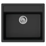 Hansgrohe S520-F510 550x490mm, 1 Hauptbecken, graphitschwarz