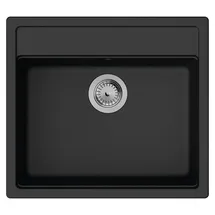 Hansgrohe S520-F510 550x490mm, 1 Hauptbecken, graphitschwarz