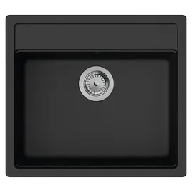 Hansgrohe S520-F510 550x490mm, 1 Hauptbecken, graphitschwarz