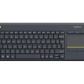 Logitech K400 Plus Wireless Touch Keyboard ES schwarz