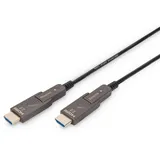 Digitus HDMI AOC Hybrid Kabel 15 m Schwarz