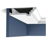 Orac Eckleiste Purotouch C305 Luxxus Zierleiste Stuckleiste Dekorprofil Decken Wand Leiste Gesims Wand 2 Meter