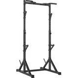 SPORTNOW Hantelständer 2 Ebenen Hantelscheibenständer aus Stahl Langhantelablage bis 200 kg belastbar Hantelablage Squat Rack Langhantelständer für Krafttraining   Aosom