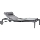 Cane-Line Conic Sonnenliege 200 x 70 x 30 cm Hellgrau