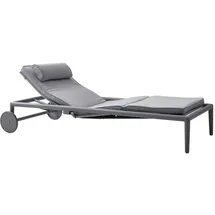 Cane-Line Conic Sonnenliege 200 x 70 x 30 cm Hellgrau
