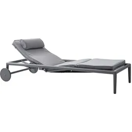 Cane-Line Conic Sonnenliege 200 x 70 x 30 cm Hellgrau