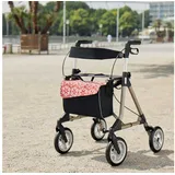 Eschenbach Russka Tasche mit Magnetverschluss für Rollator Elan Classic/Plus ornament rot