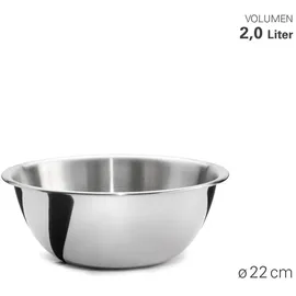 Weis Küchenschüssel Edelstahl Silber 22 cm