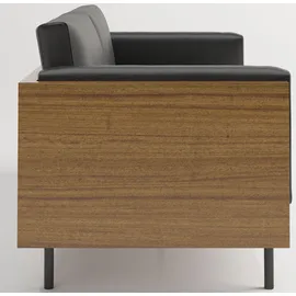Playboy Couch 3-Sitzer schwarz