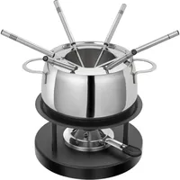 Kuhn Rikon Fleischfondue Set Engelberg, Fondue Set, Silber