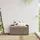 vidaXL Bank mit Stauraum Grau 100x50x52 cm Poly Rattan Akazienholz